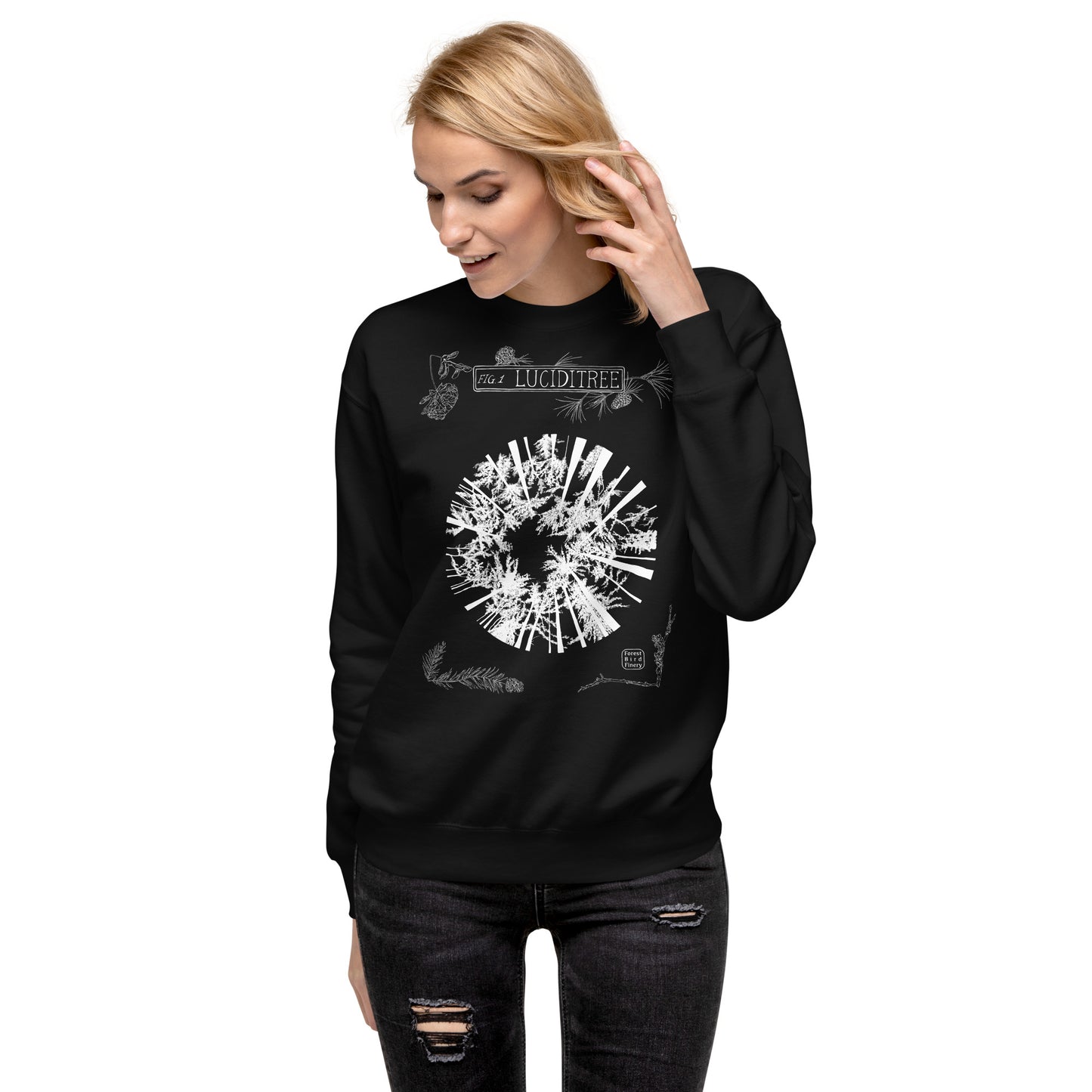 "Luciditree" unisex premium sweatshirt