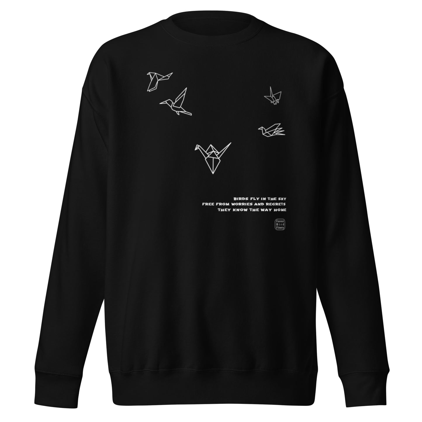 “Haiku” unisex premium sweatshirt