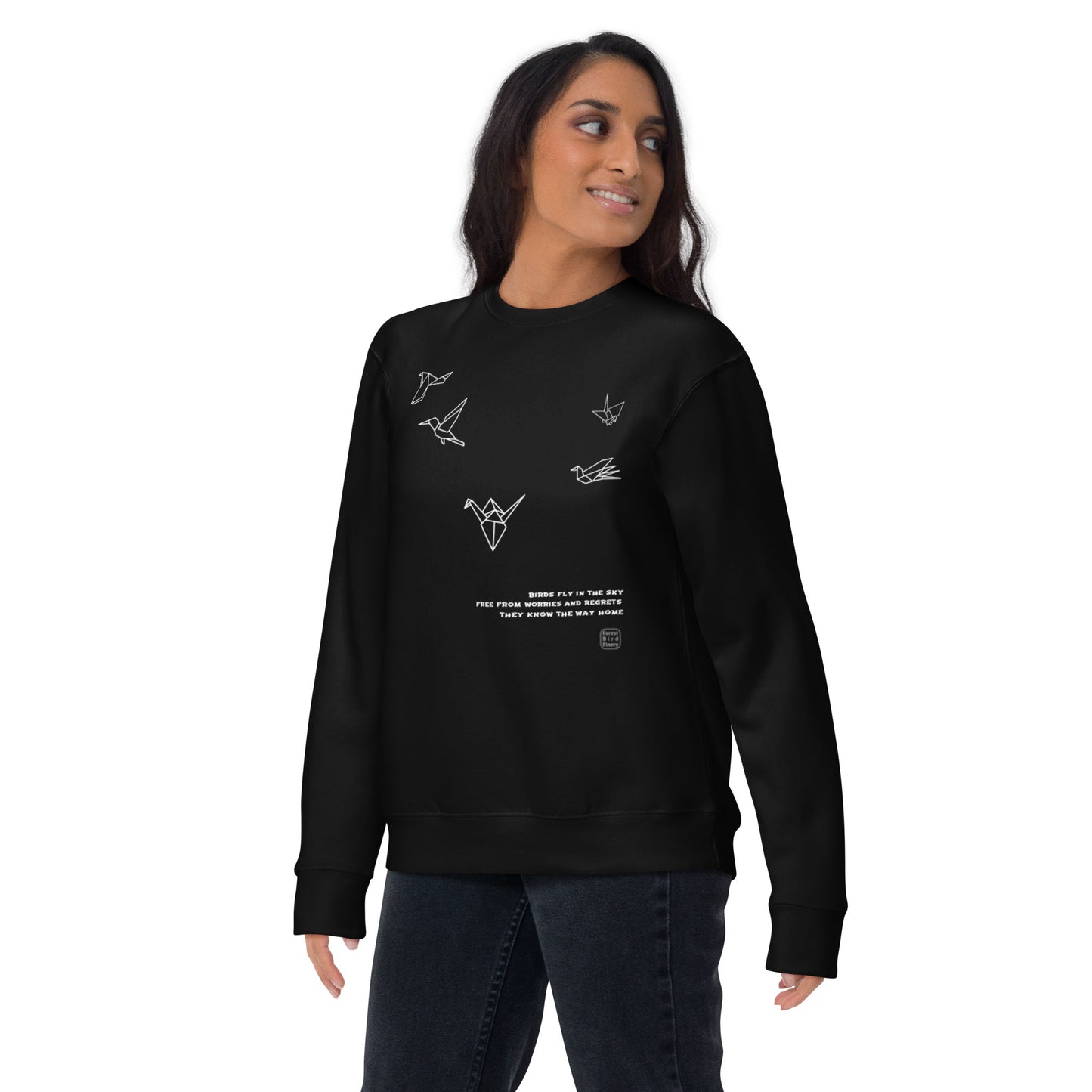 “Haiku” unisex premium sweatshirt