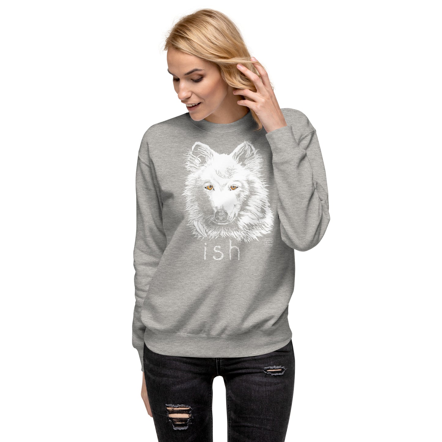 “Wolf-ish” unisex premium sweatshirt