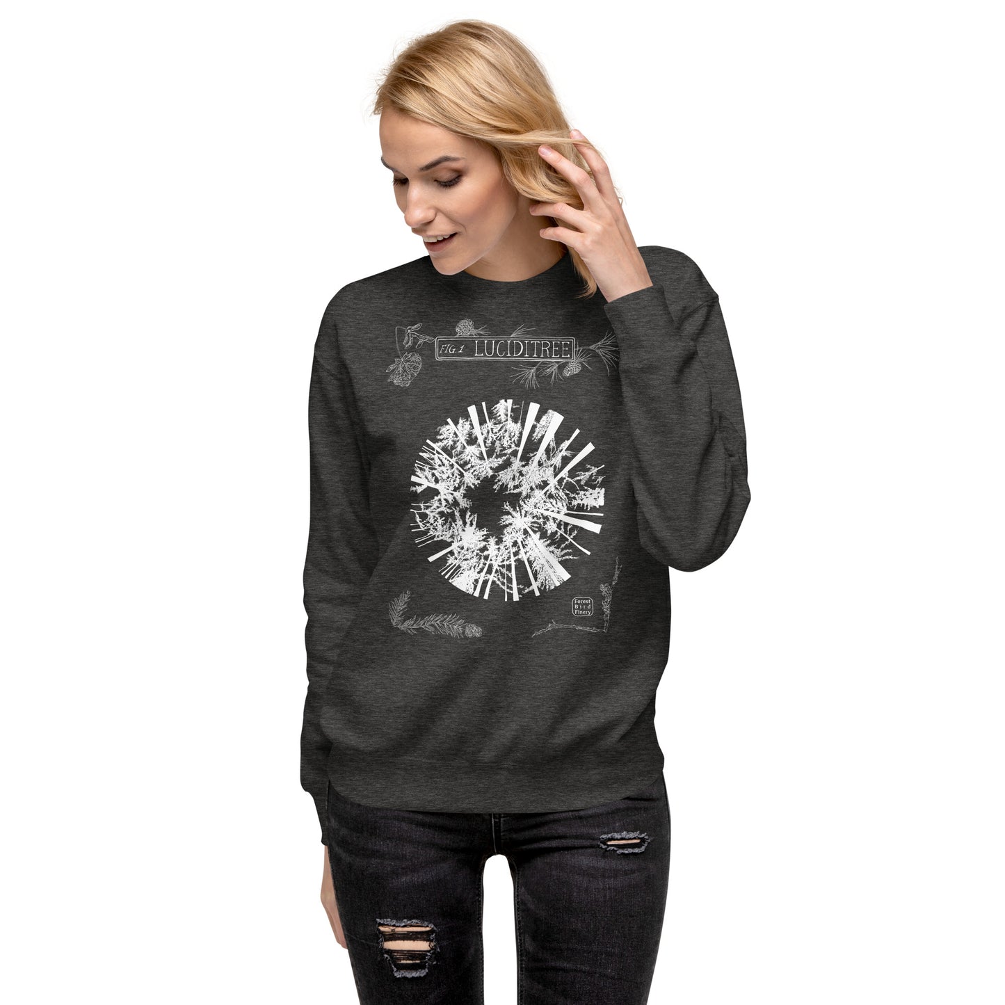 "Luciditree" unisex premium sweatshirt