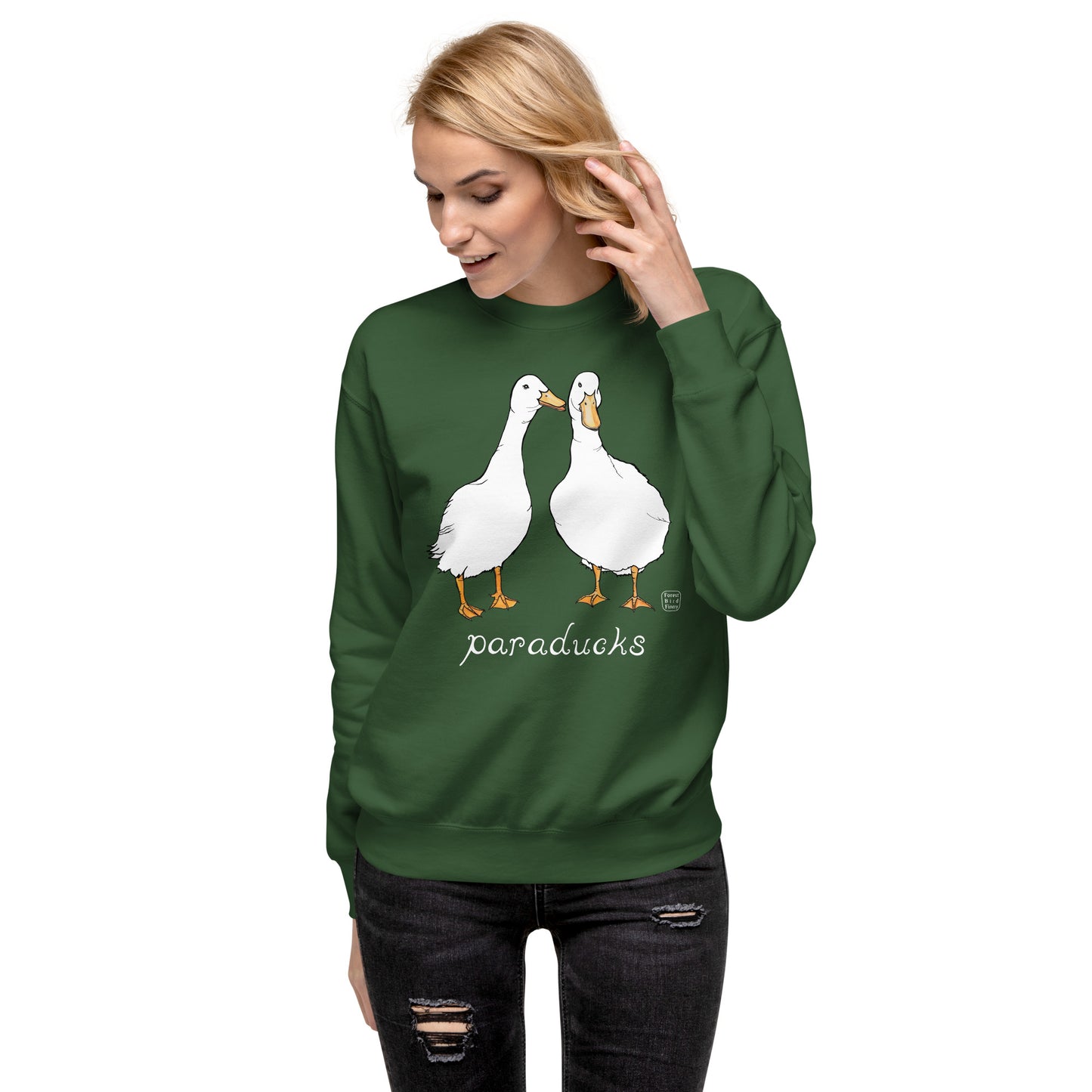 “Paraducks” unisex premium sweatshirt