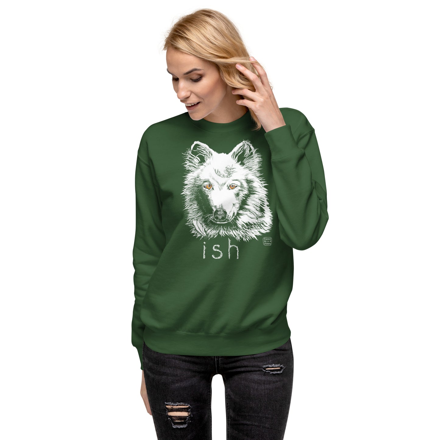 “Wolf-ish” unisex premium sweatshirt