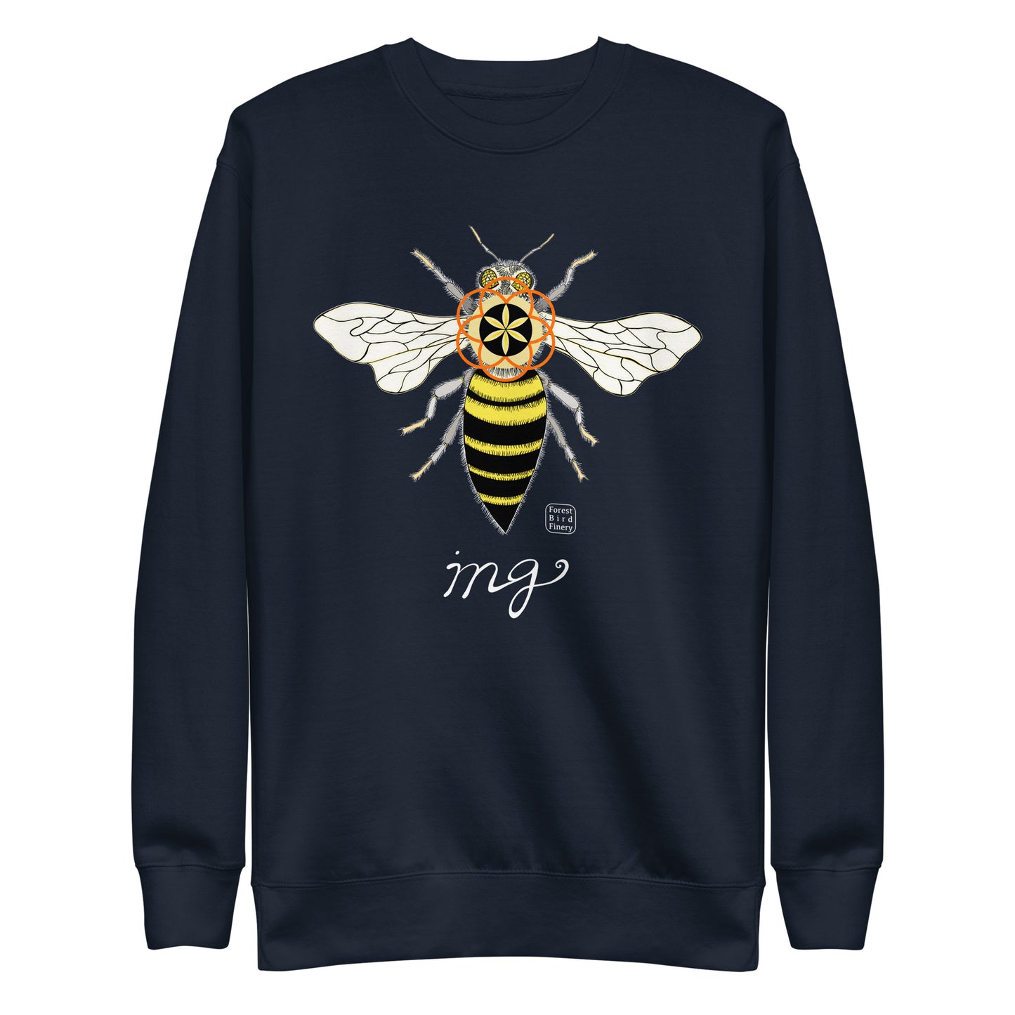 “Bee-ing” unisex premium sweatshirt