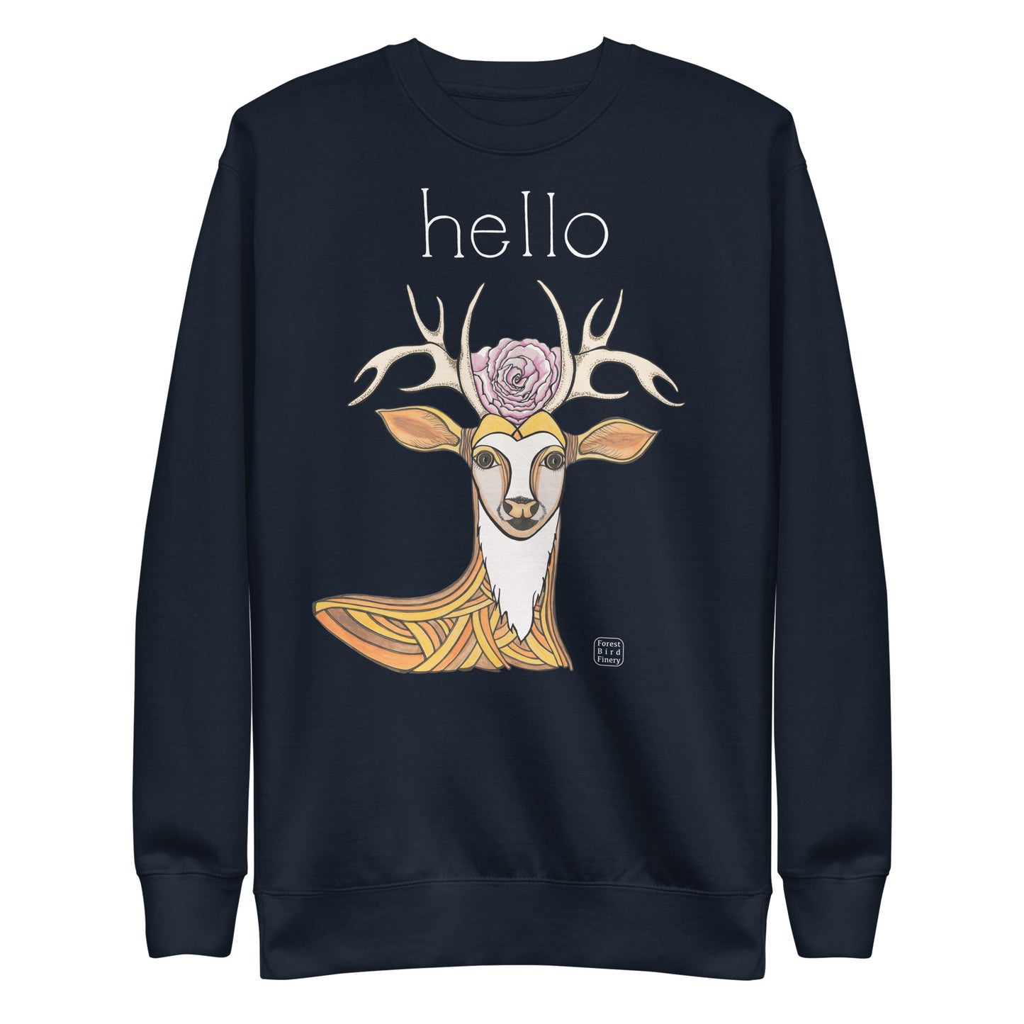 “Hello” unisex premium sweatshirt