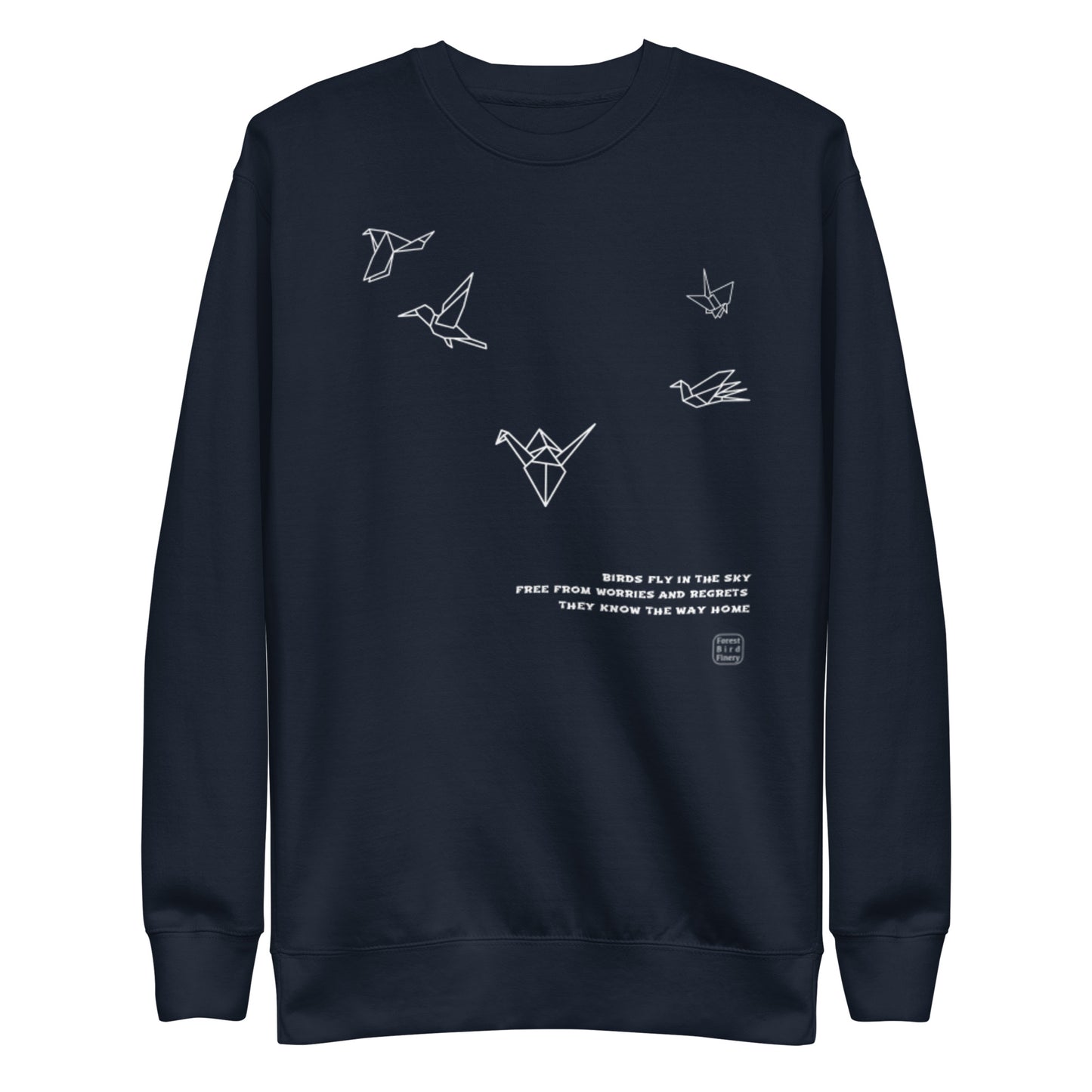 “Haiku” unisex premium sweatshirt