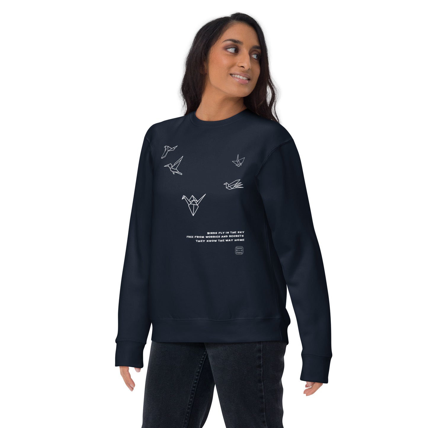 “Haiku” unisex premium sweatshirt