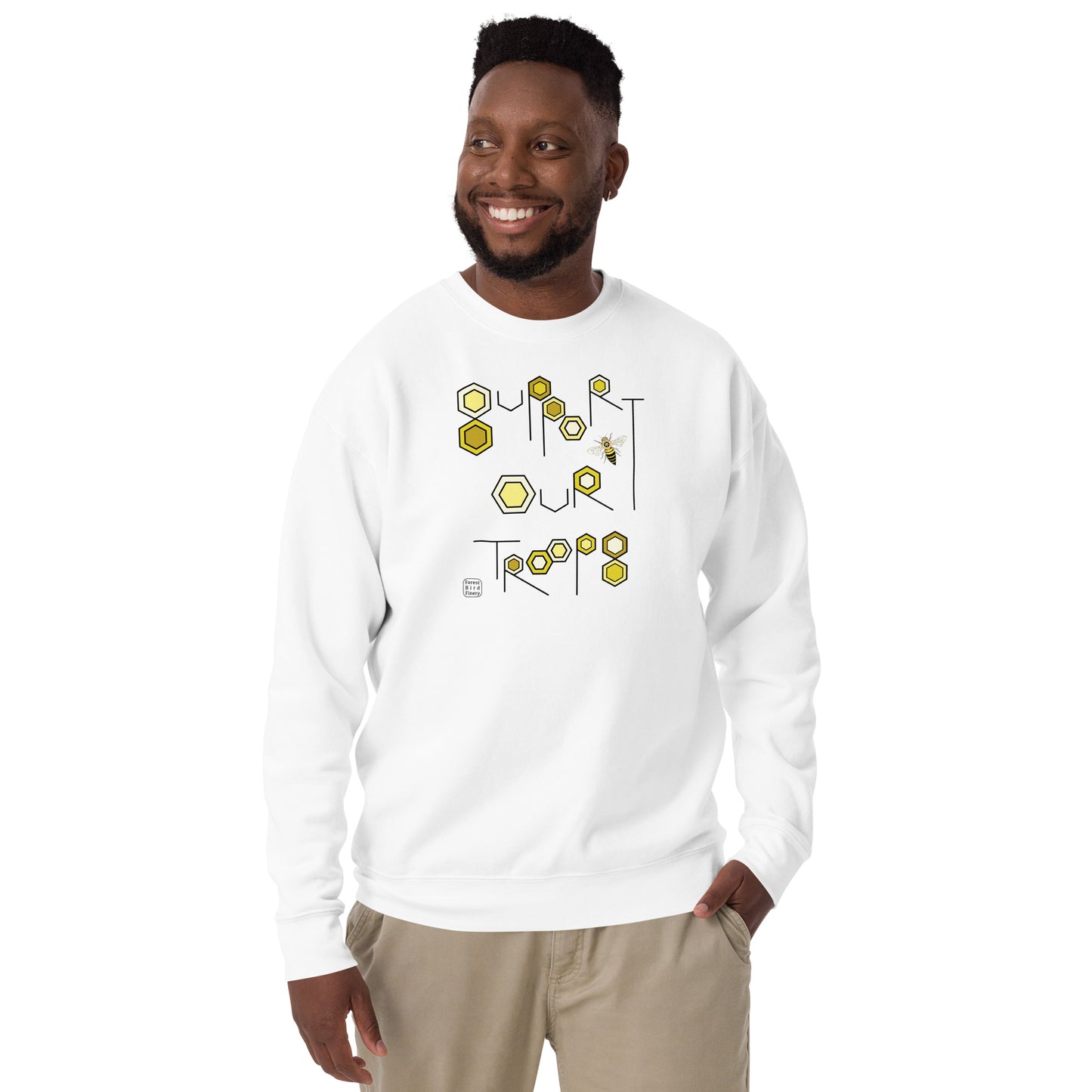 “Troops” unisex premium sweatshirt