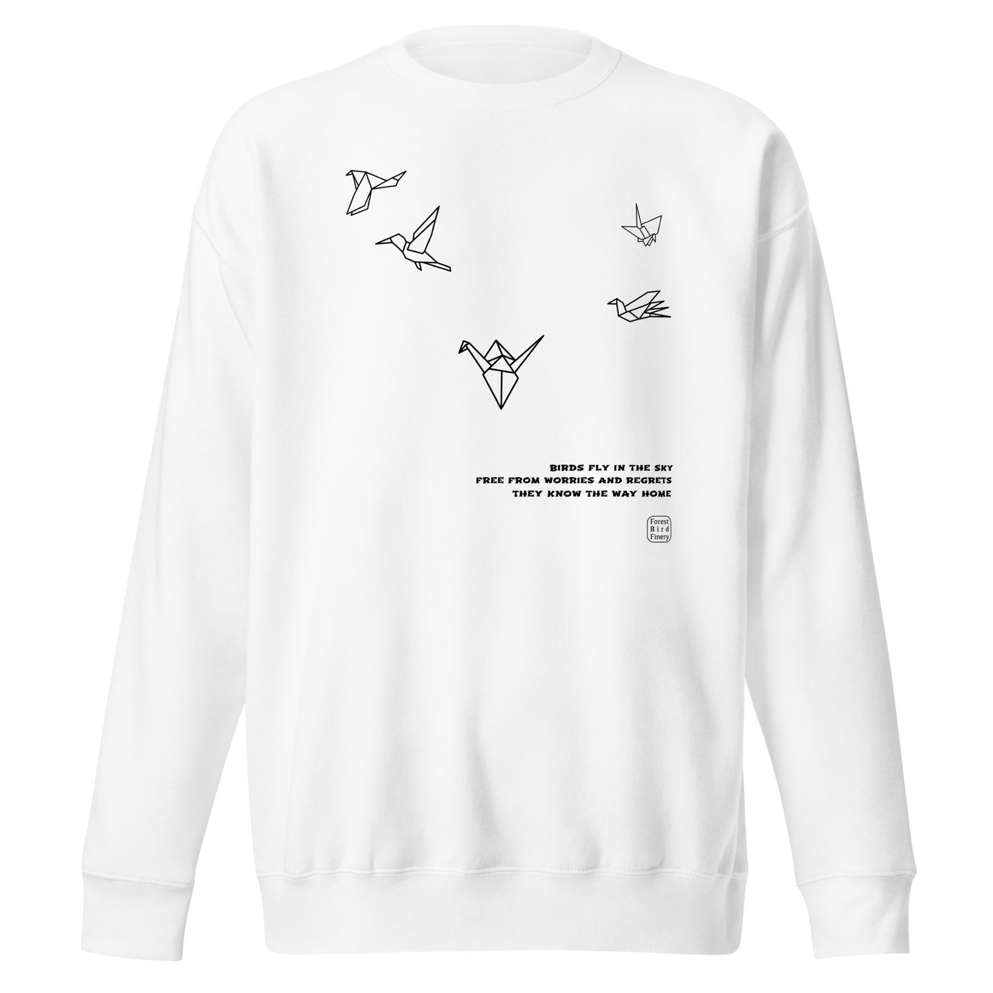 “Haiku” unisex premium sweatshirt