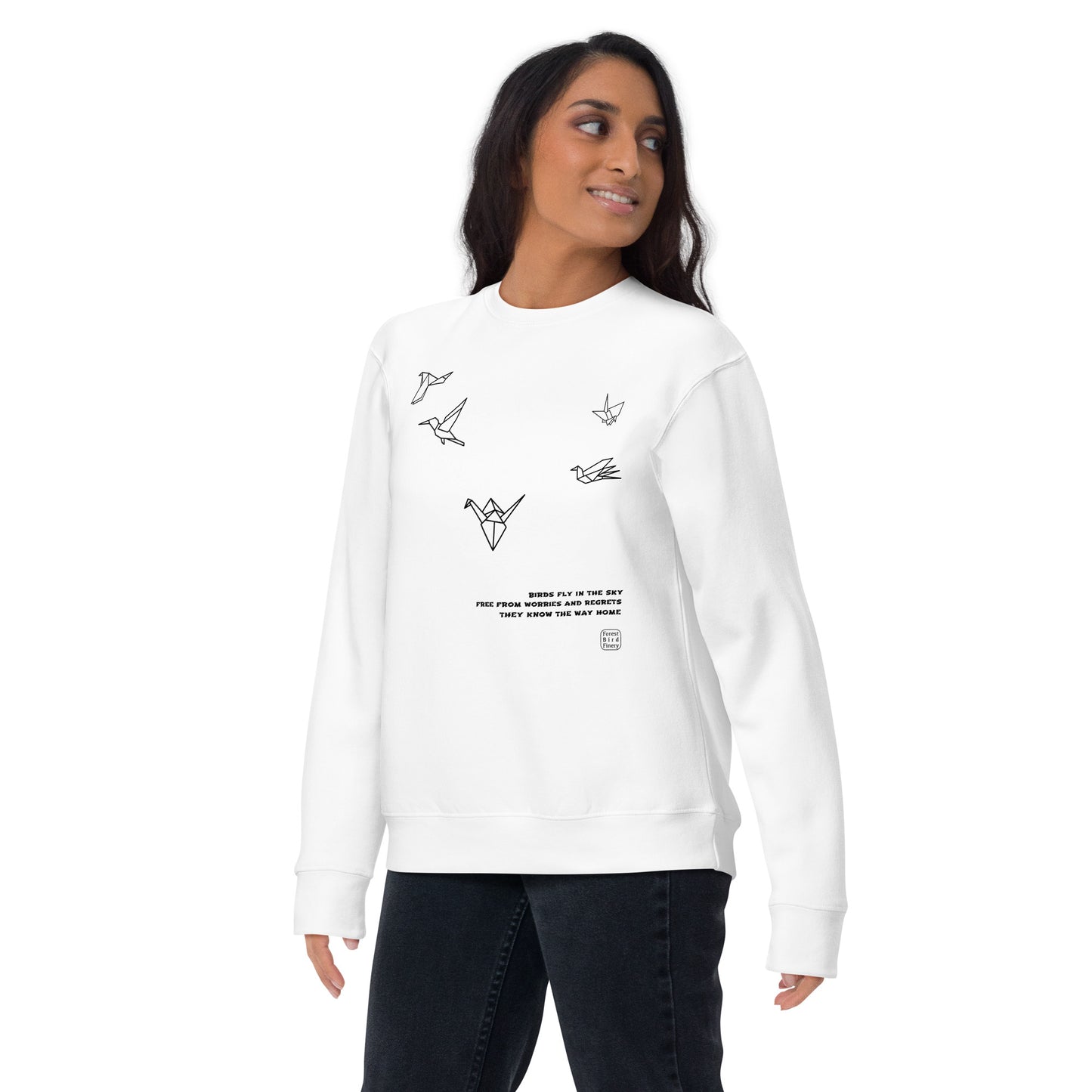 “Haiku” unisex premium sweatshirt