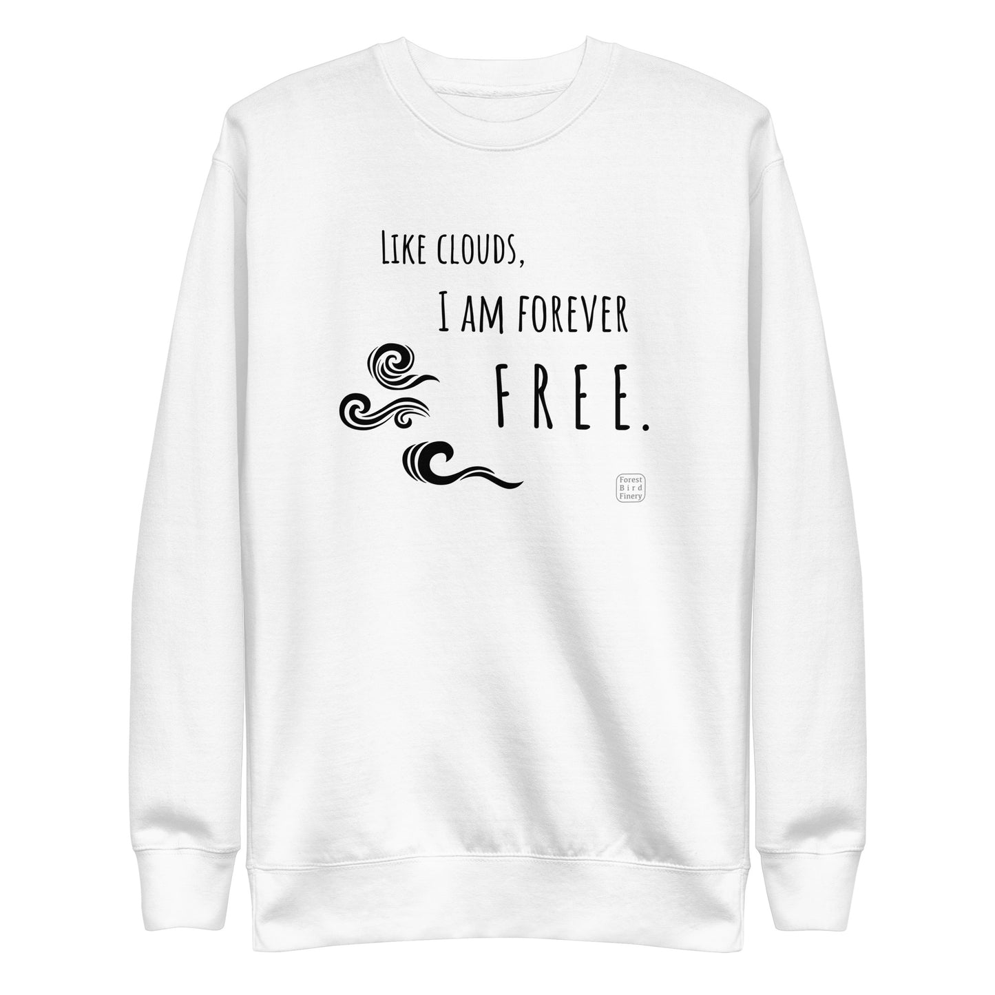 "Element: Clouds" unisex premium sweatshirt