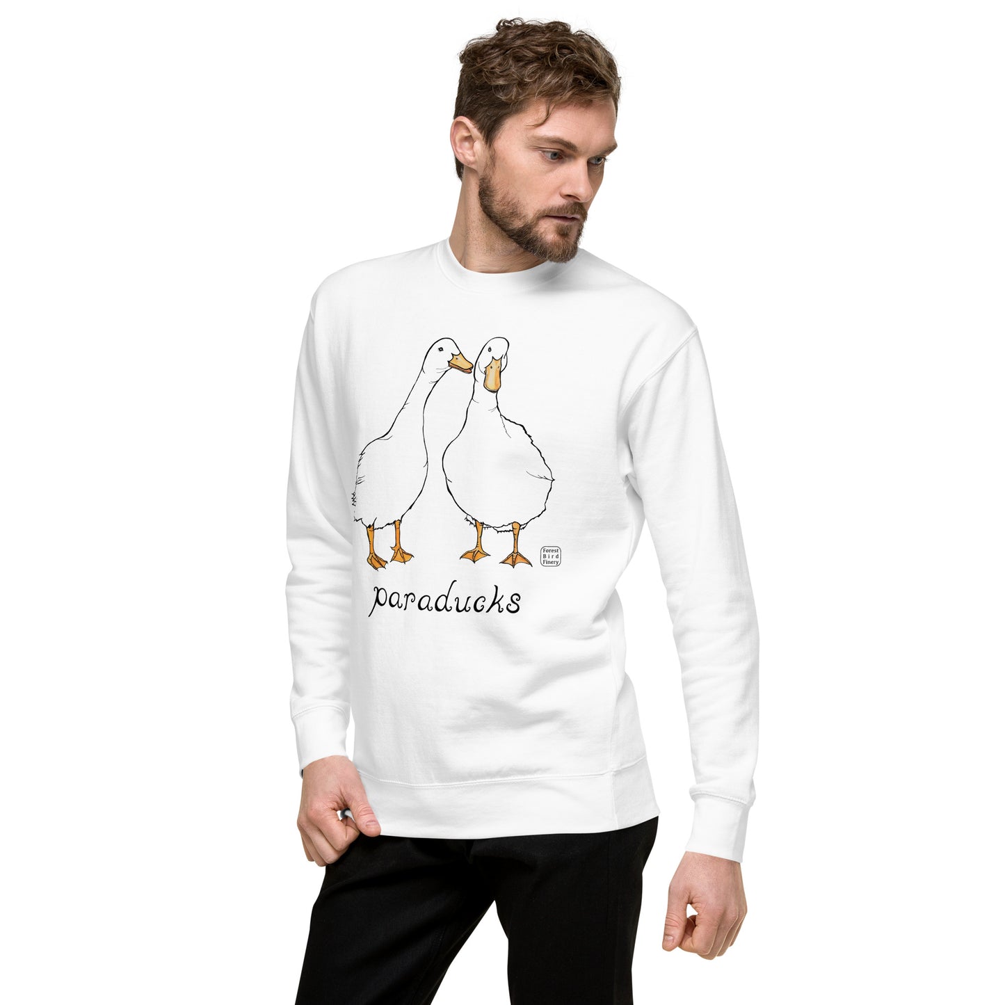 “Paraducks” unisex premium sweatshirt