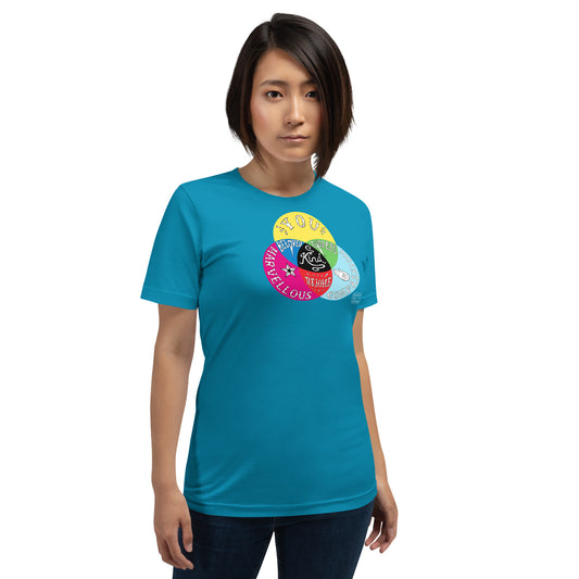 "Feminine Power" 100% soft cotton unisex t-shirt