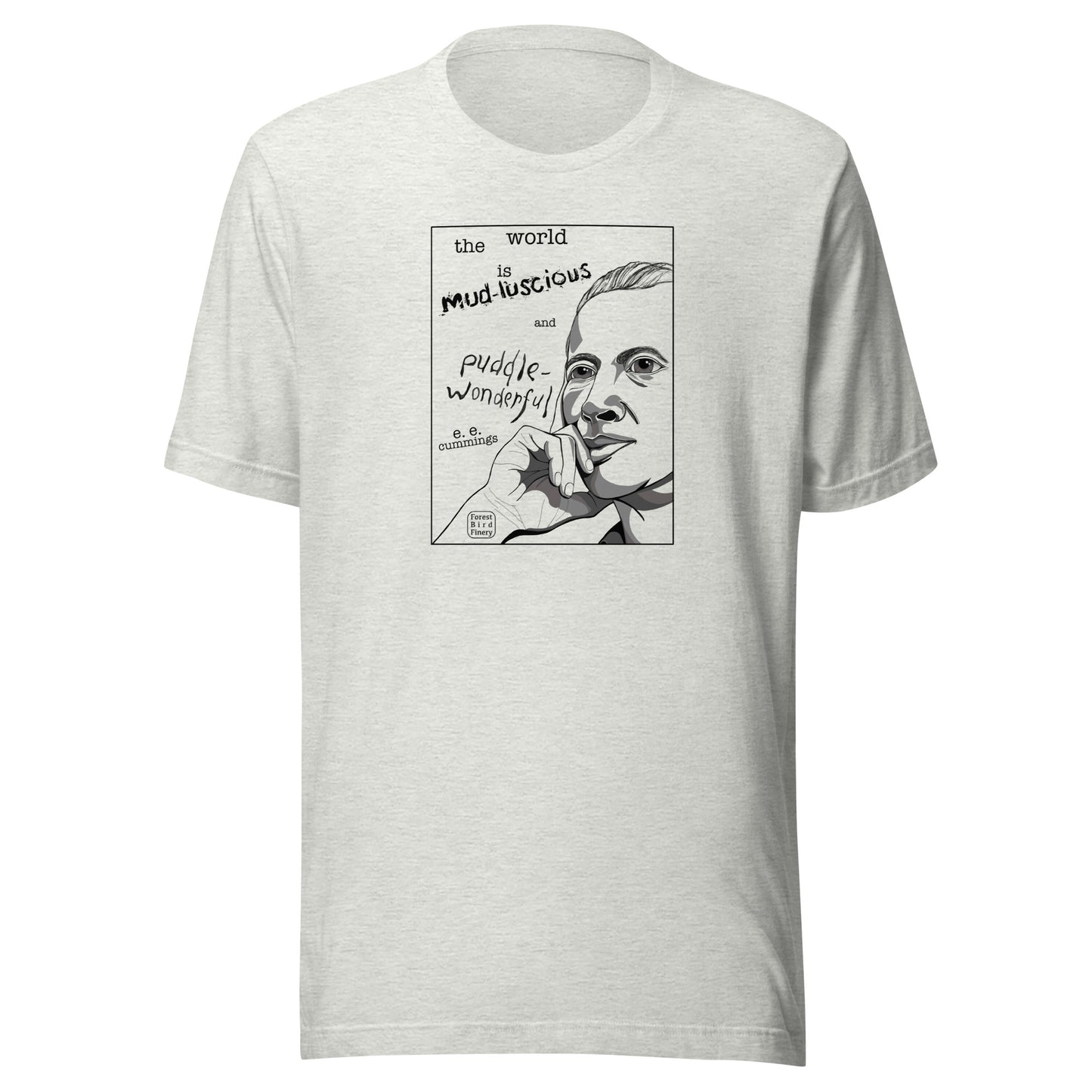 “E.E. Cummings” 100% soft cotton unisex t-shirt