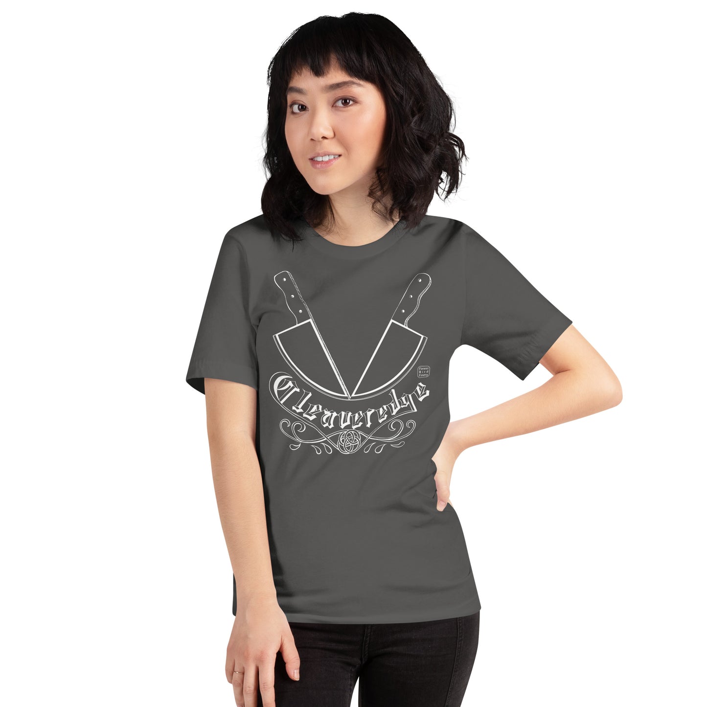 "Cleaveredge" 100% soft cotton unisex t-shirt