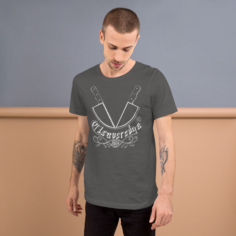 "Cleaveredge" 100% soft cotton unisex t-shirt