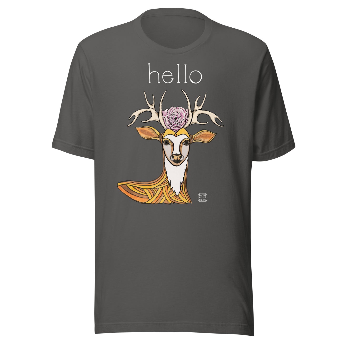 “Hello” 100% soft cotton unisex t-shirt