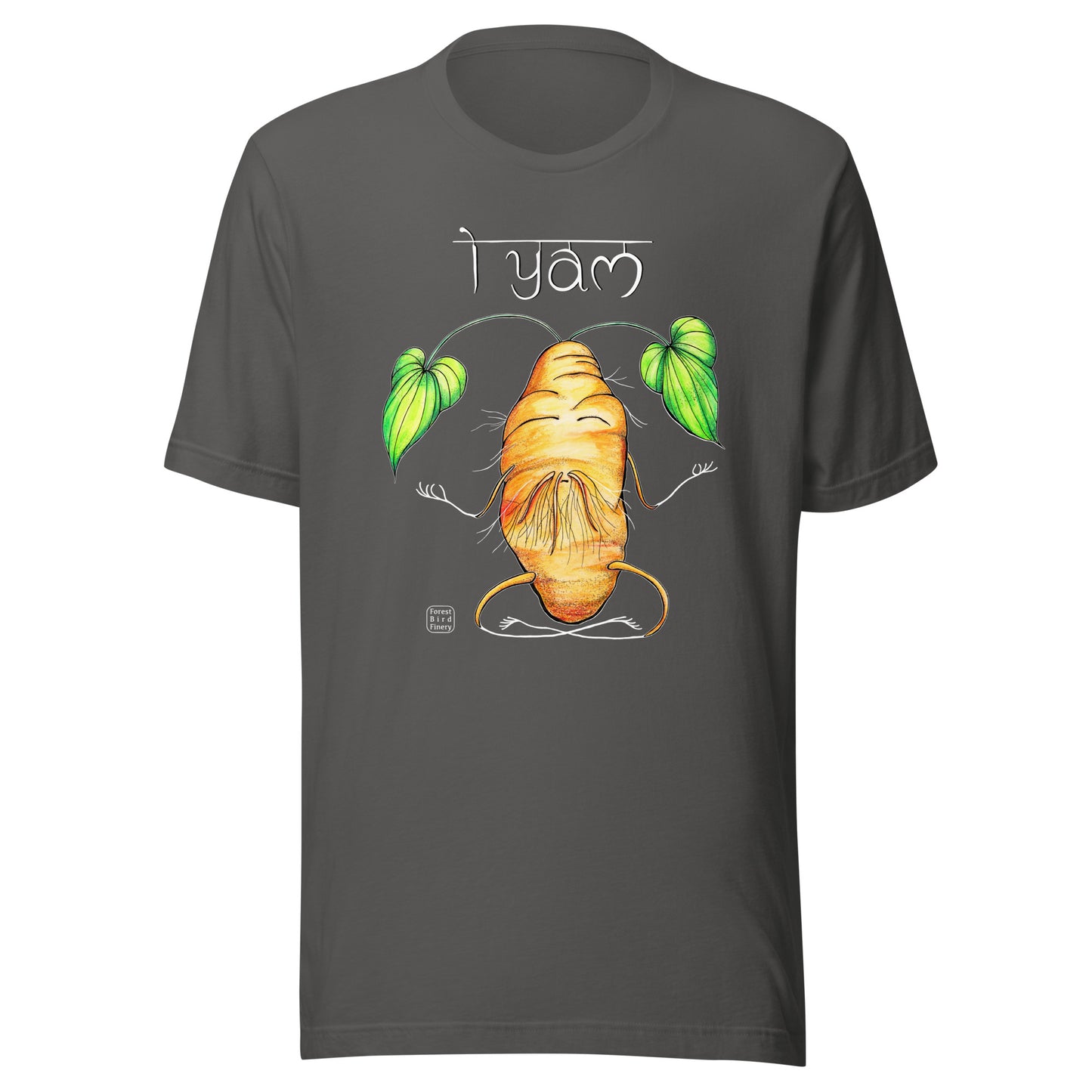 “i yam” 100% soft cotton unisex t-shirt