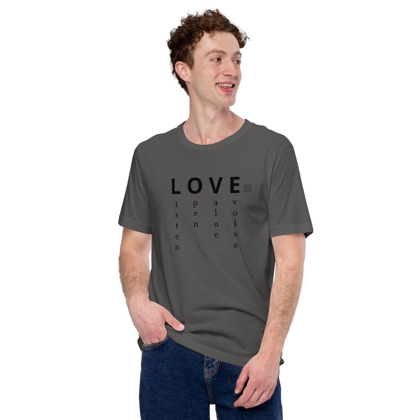 “Love is to” 100% soft cotton unisex t-shirt