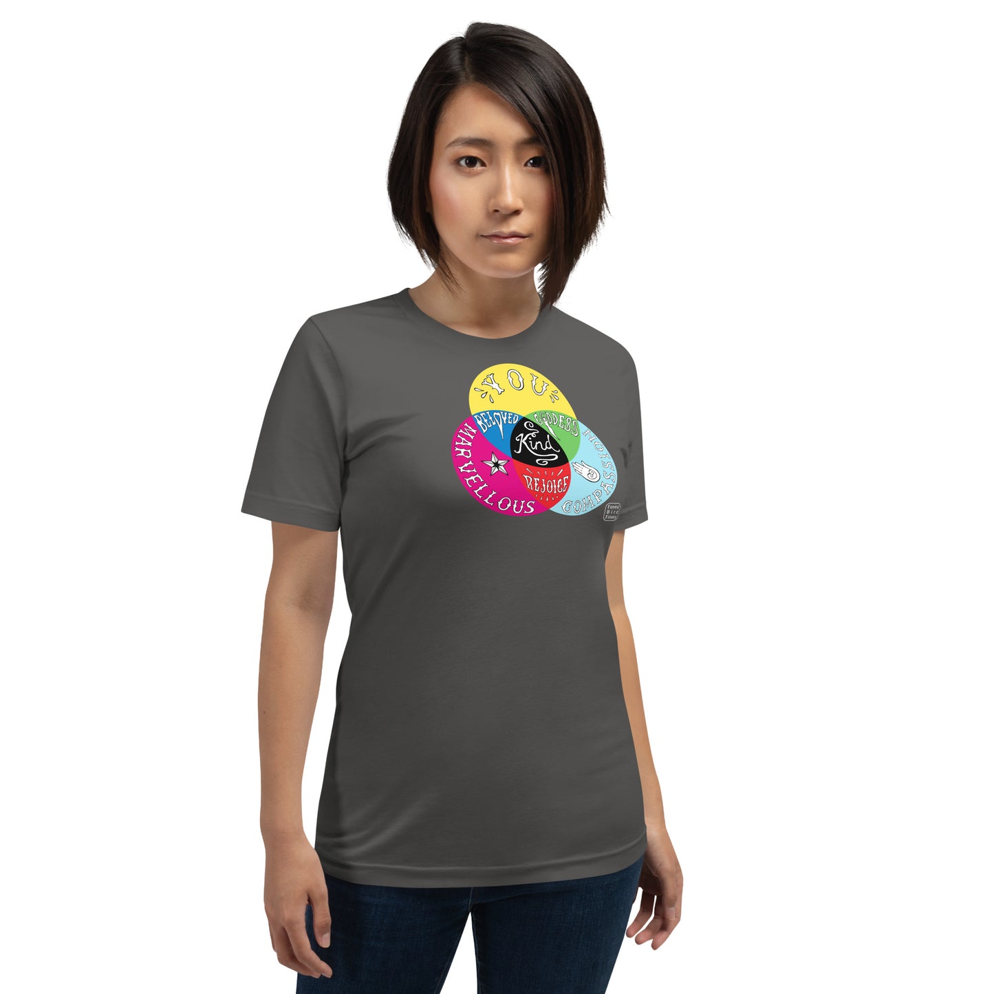 "Feminine Power" 100% soft cotton unisex t-shirt