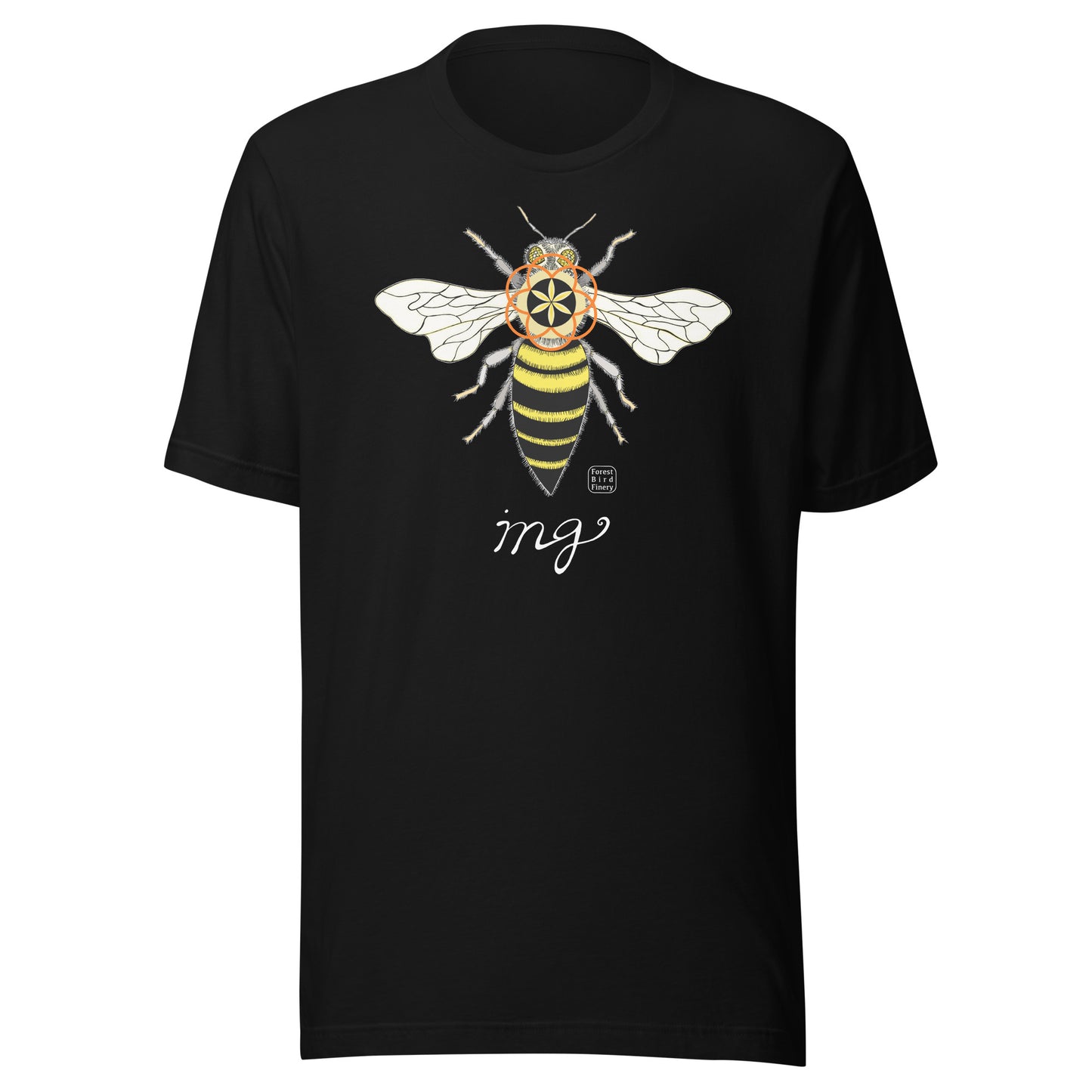 “Bee-ing” 100% soft cotton unisex t-shirt