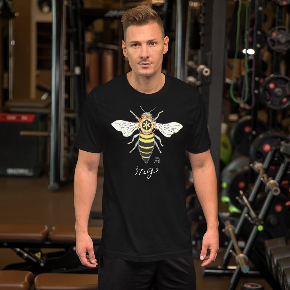 “Bee-ing” 100% soft cotton unisex t-shirt