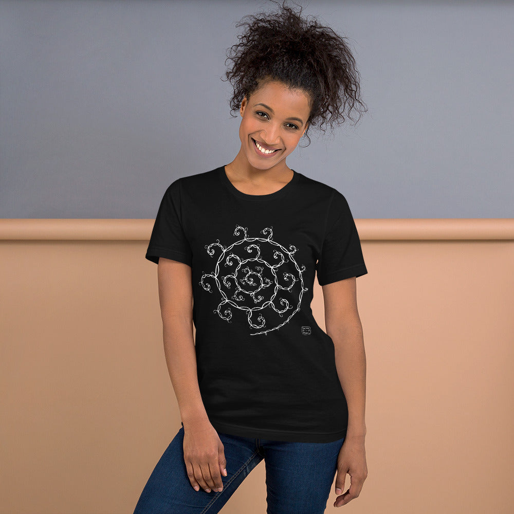 “Fractal” 100% soft cotton unisex t-shirt