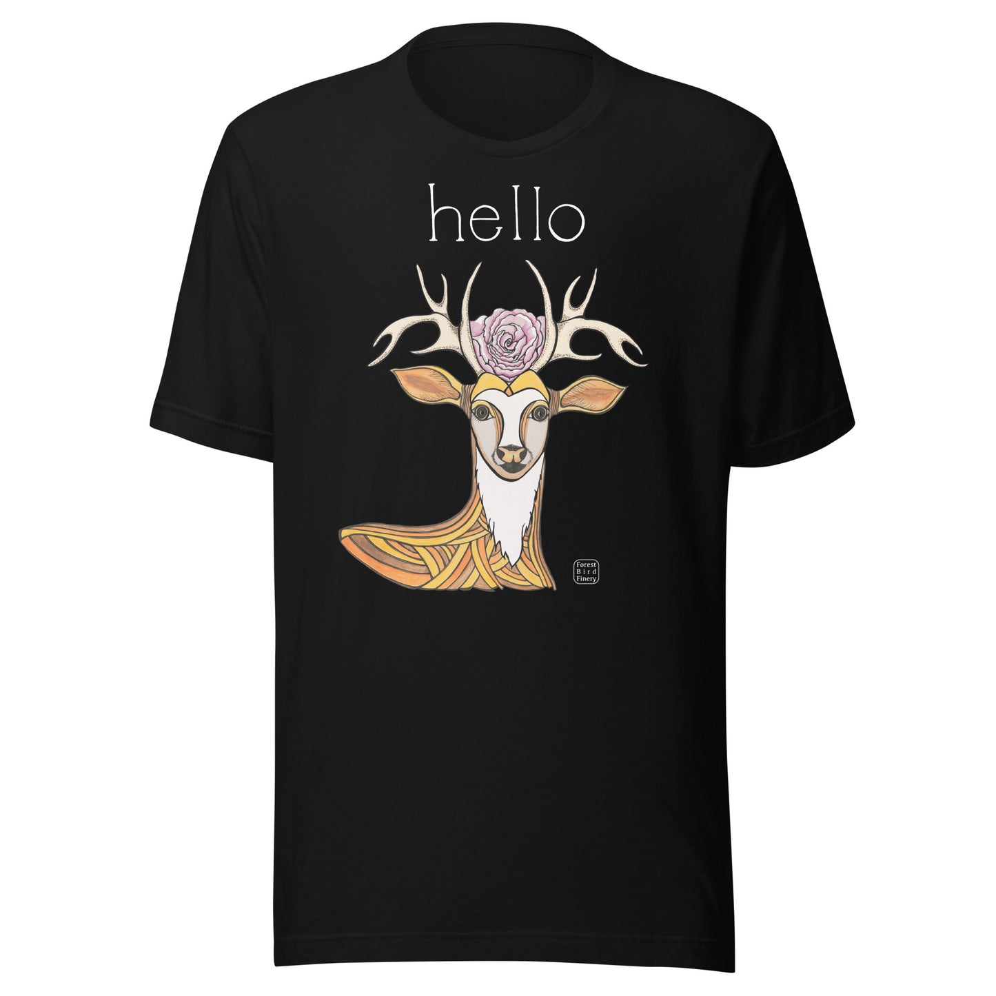 “Hello” 100% soft cotton unisex t-shirt