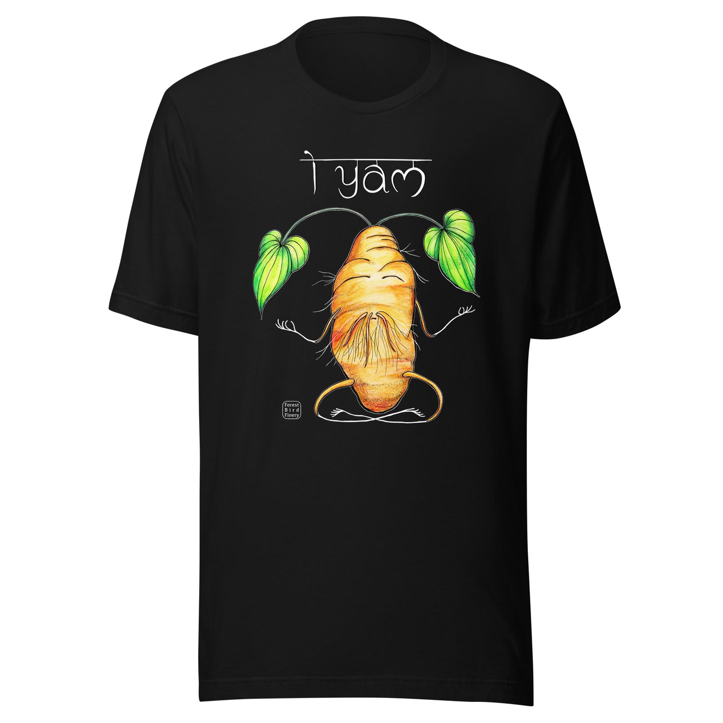 “i yam” 100% soft cotton unisex t-shirt