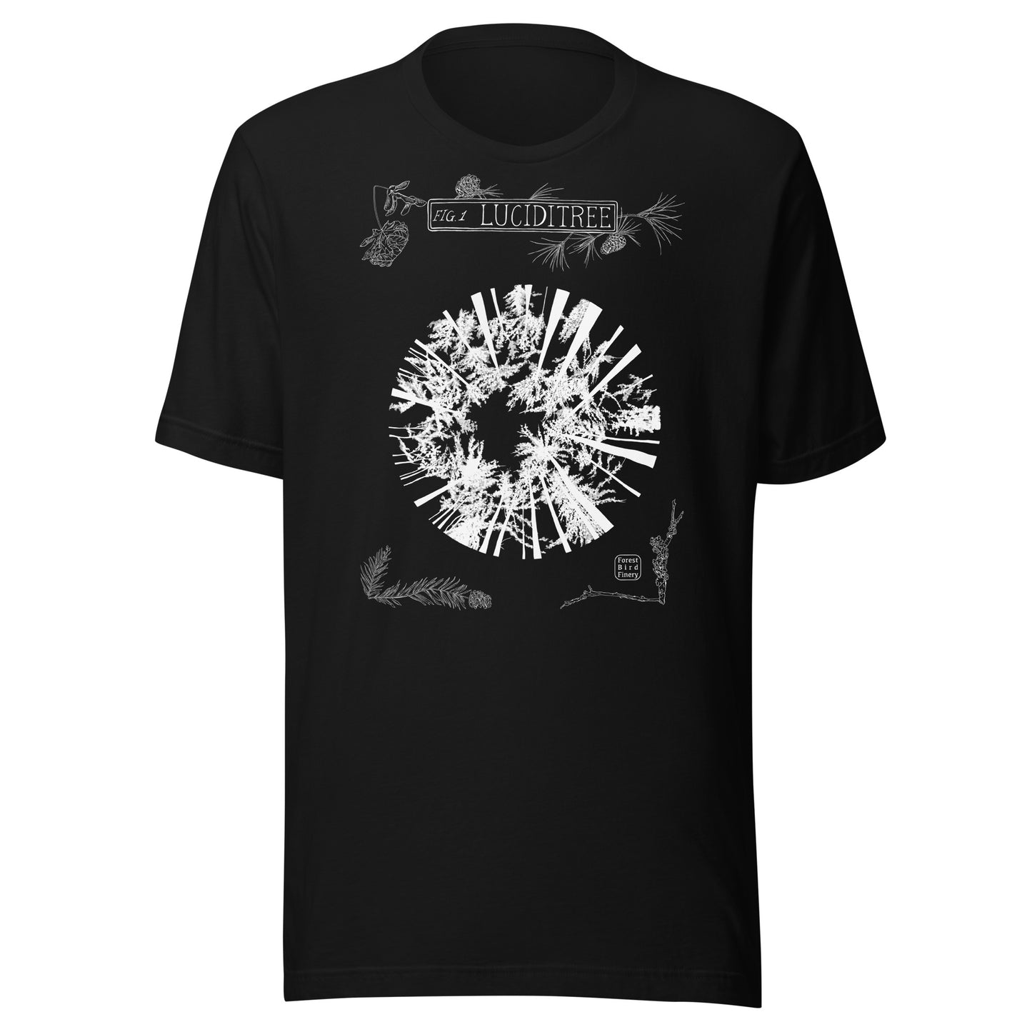 “Luciditree” 100% soft cotton unisex t-shirt