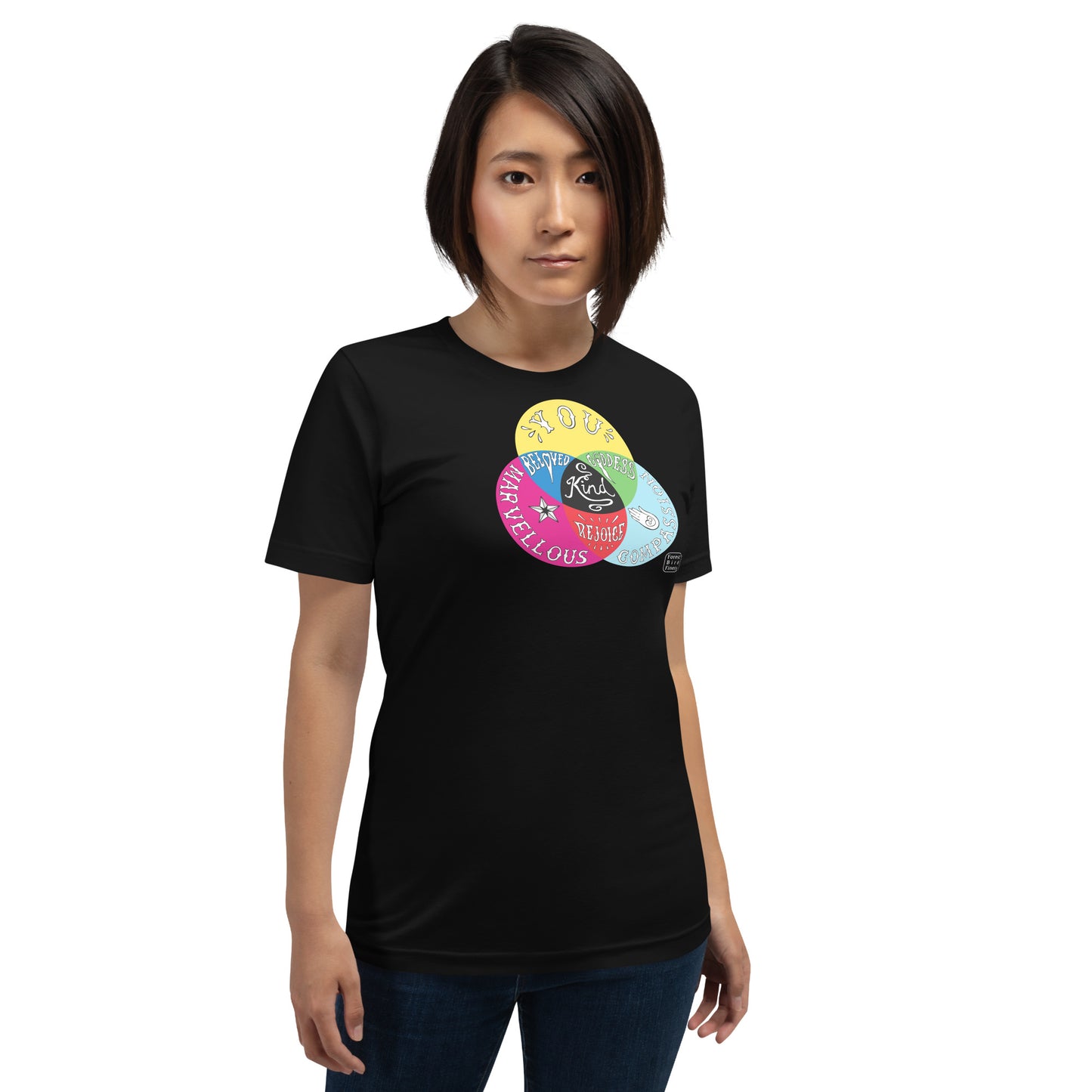 "Feminine Power" 100% soft cotton unisex t-shirt