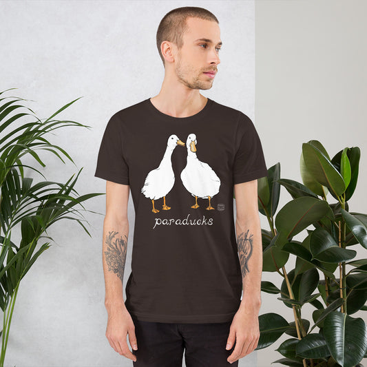 “Paraducks” 100% soft cotton unisex t-shirt