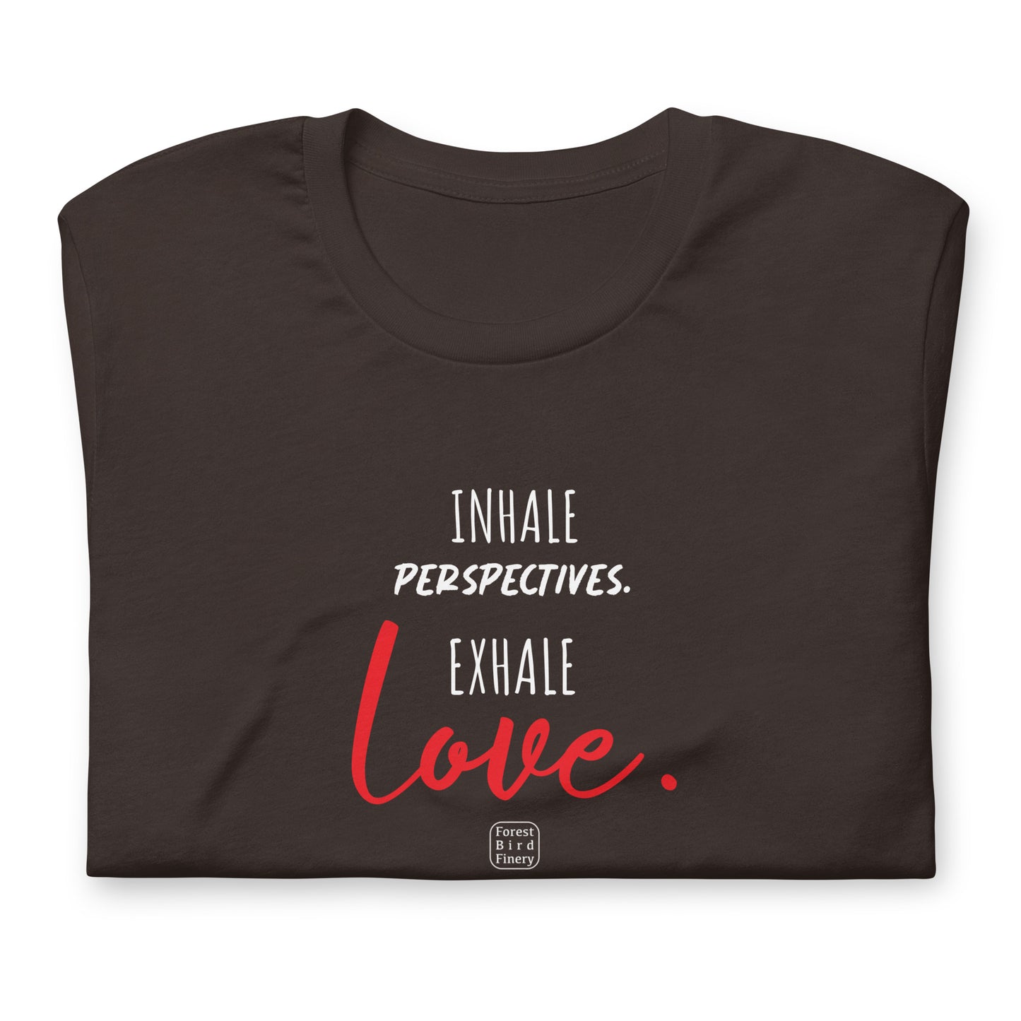 “Inhale & Exhale” 100% soft cotton unisex t-shirt