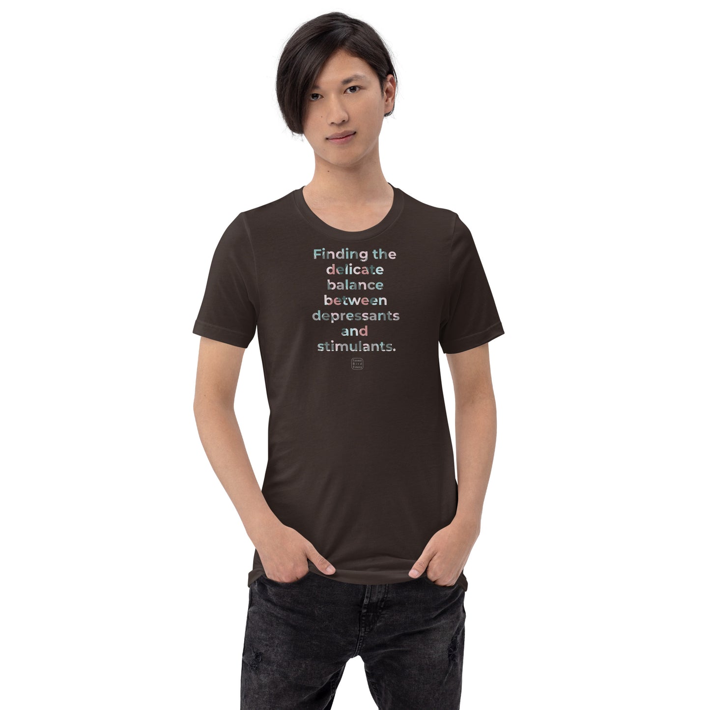 “Balance” 100% soft cotton unisex t-shirt