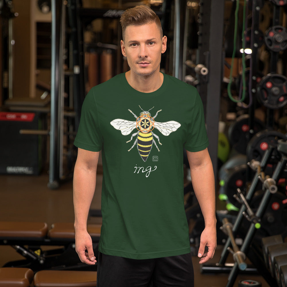 “Bee-ing” 100% soft cotton unisex t-shirt