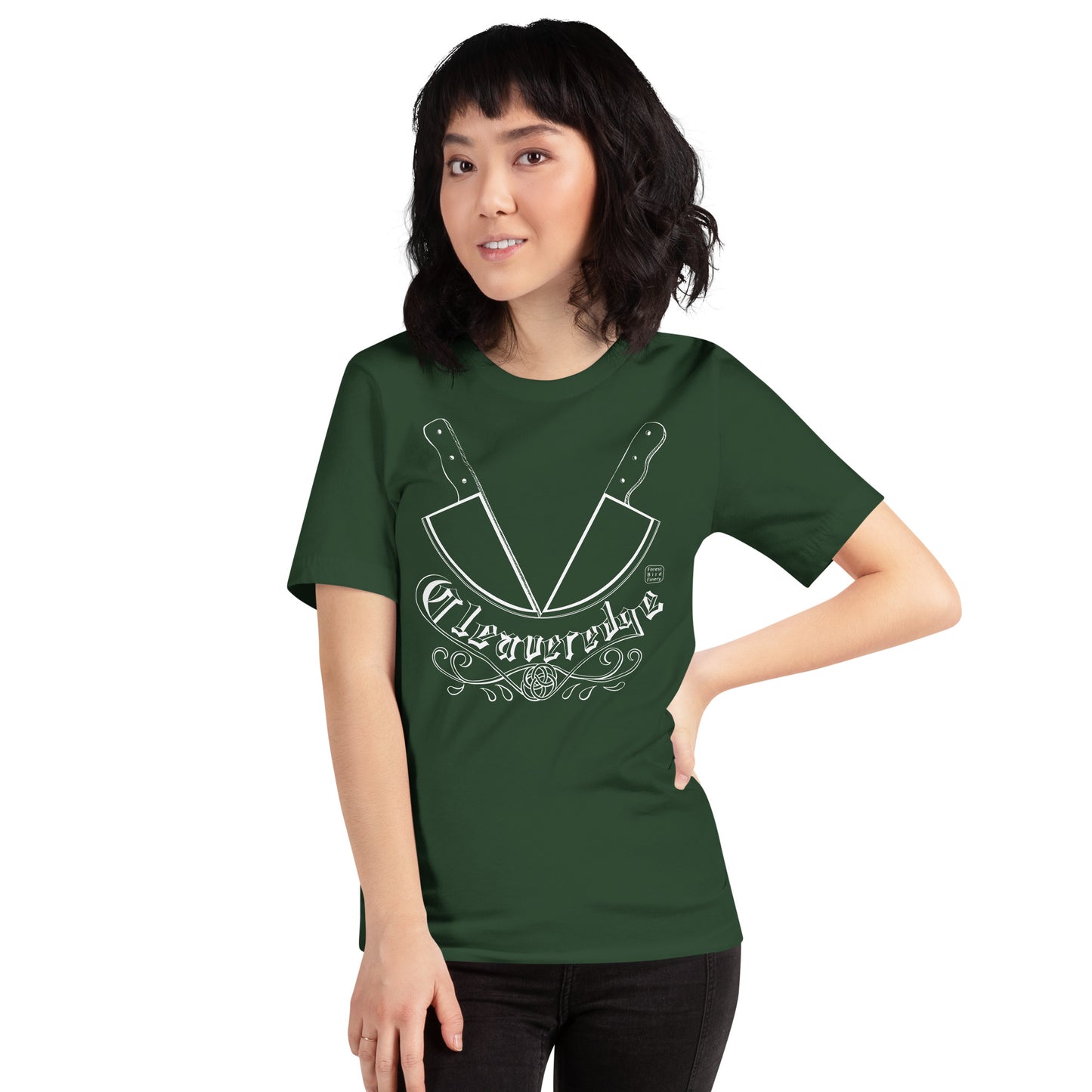 "Cleaveredge" 100% soft cotton unisex t-shirt