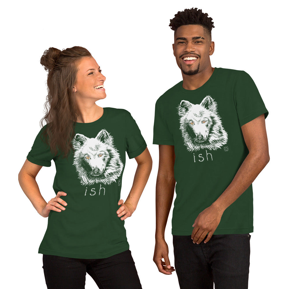 “Wolf-ish” 100% soft cotton unisex t-shirt