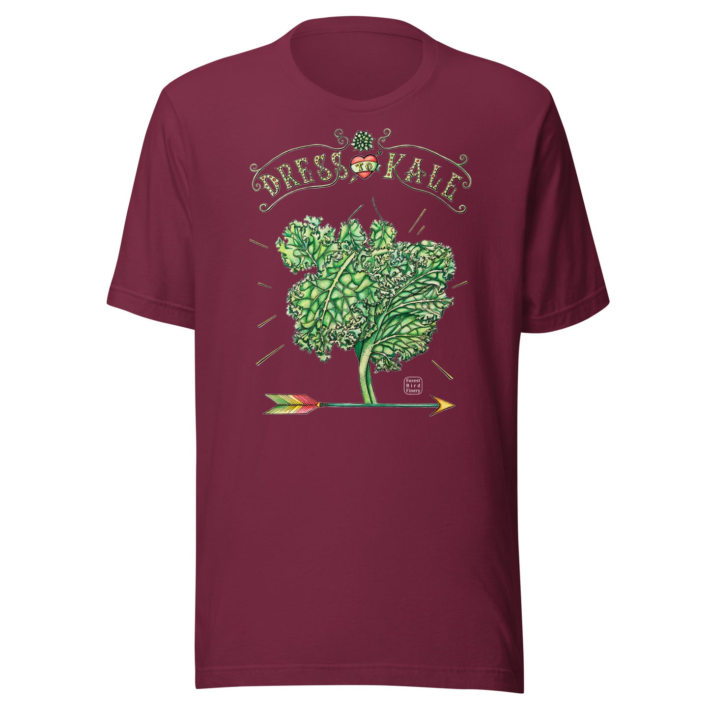 “Dress to Kale” 100% soft cotton unisex t-shirt