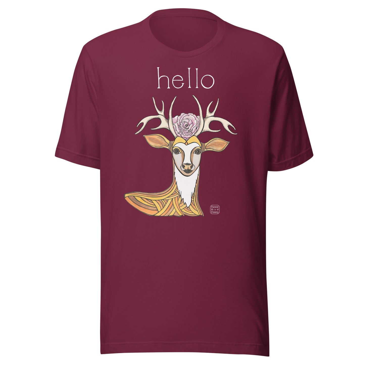 “Hello” 100% soft cotton unisex t-shirt