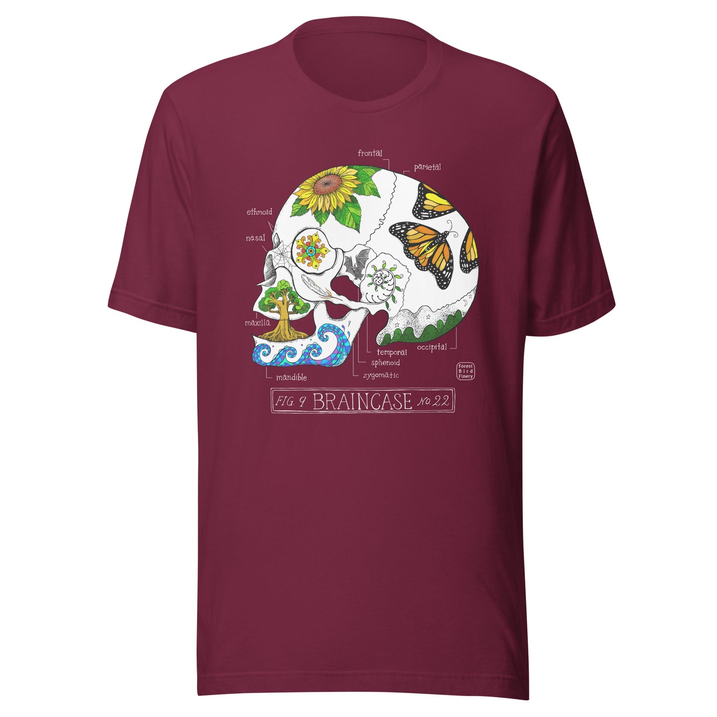 "Braincase" 100% soft cotton unisex t-shirt