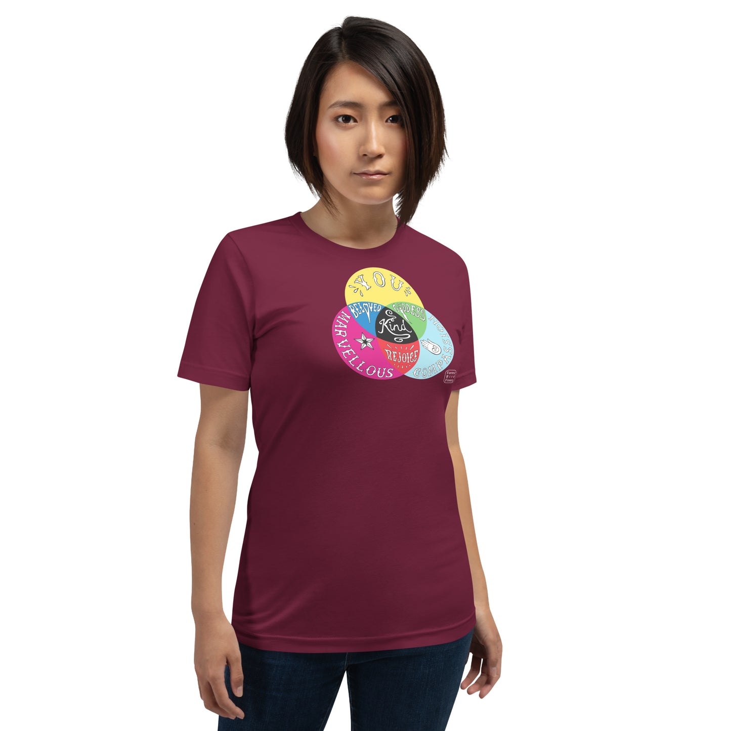 "Feminine Power" 100% soft cotton unisex t-shirt