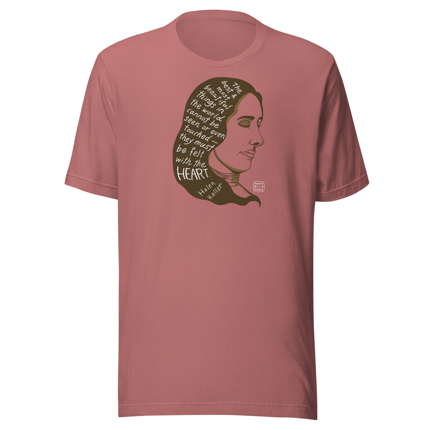 “Helen Keller” 100% soft cotton unisex t-shirt