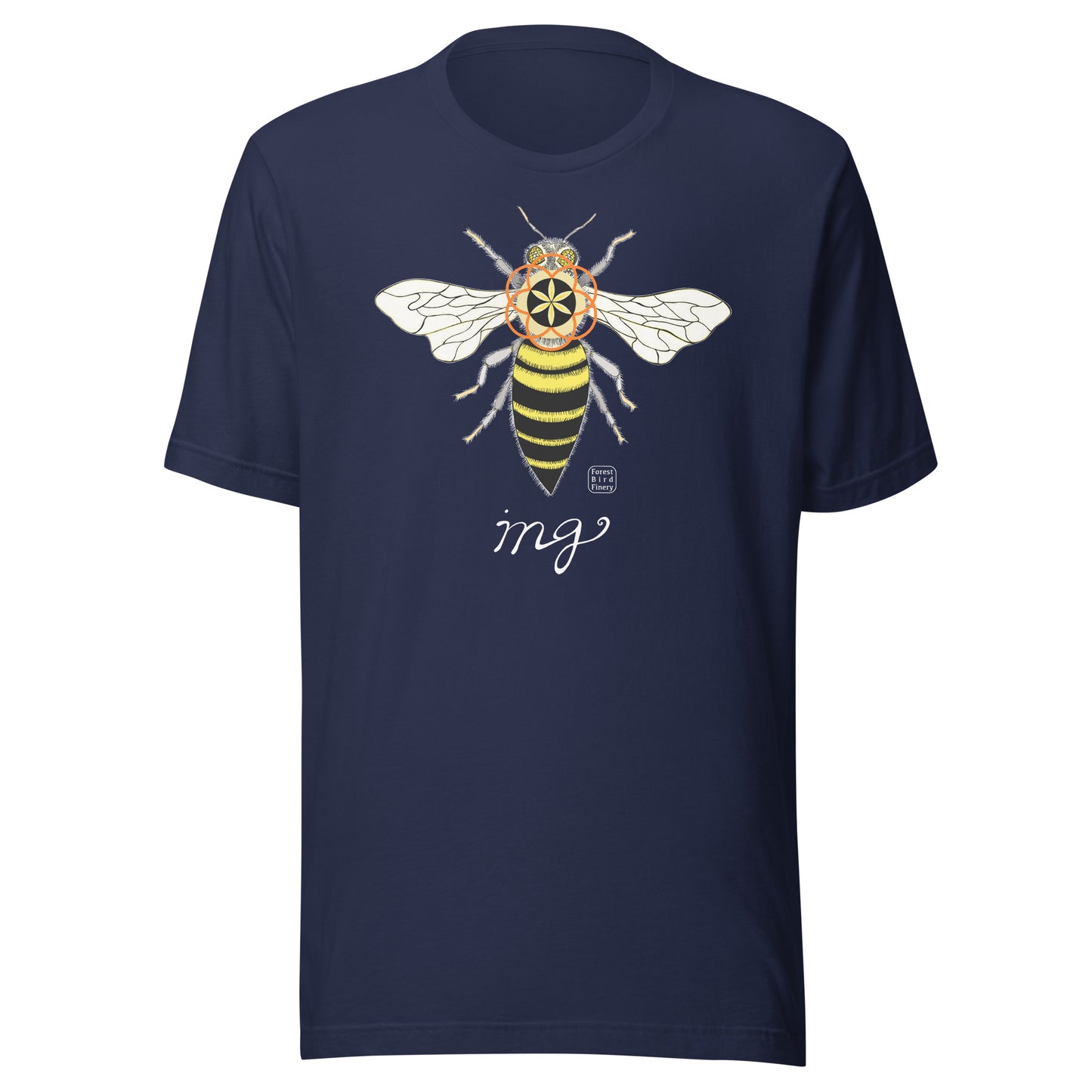 “Bee-ing” 100% soft cotton unisex t-shirt