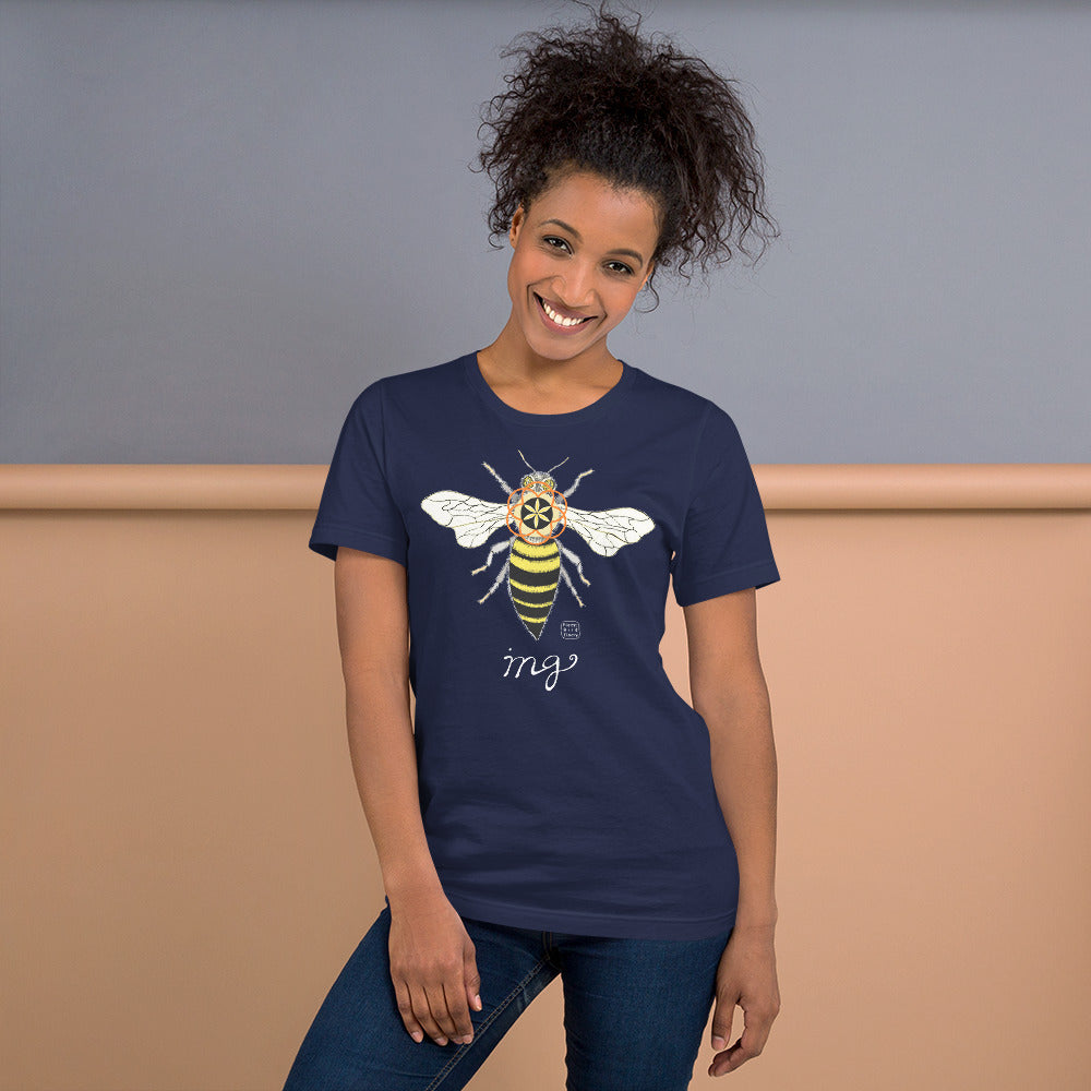 “Bee-ing” 100% soft cotton unisex t-shirt