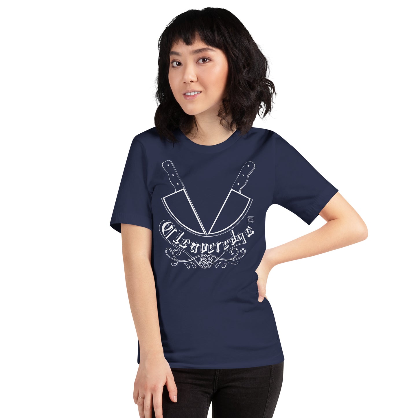 "Cleaveredge" 100% soft cotton unisex t-shirt