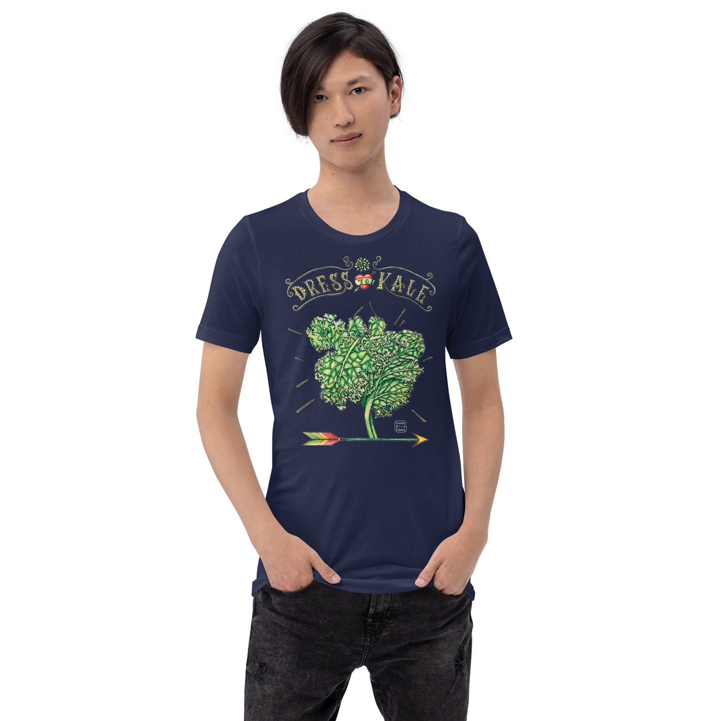 “Dress to Kale” 100% soft cotton unisex t-shirt