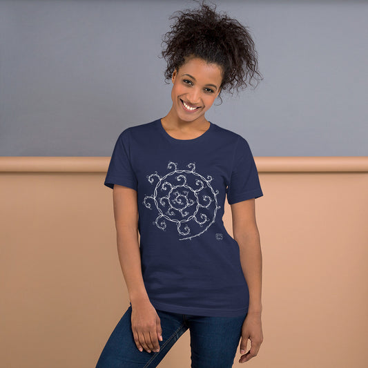 “Fractal” 100% soft cotton unisex t-shirt