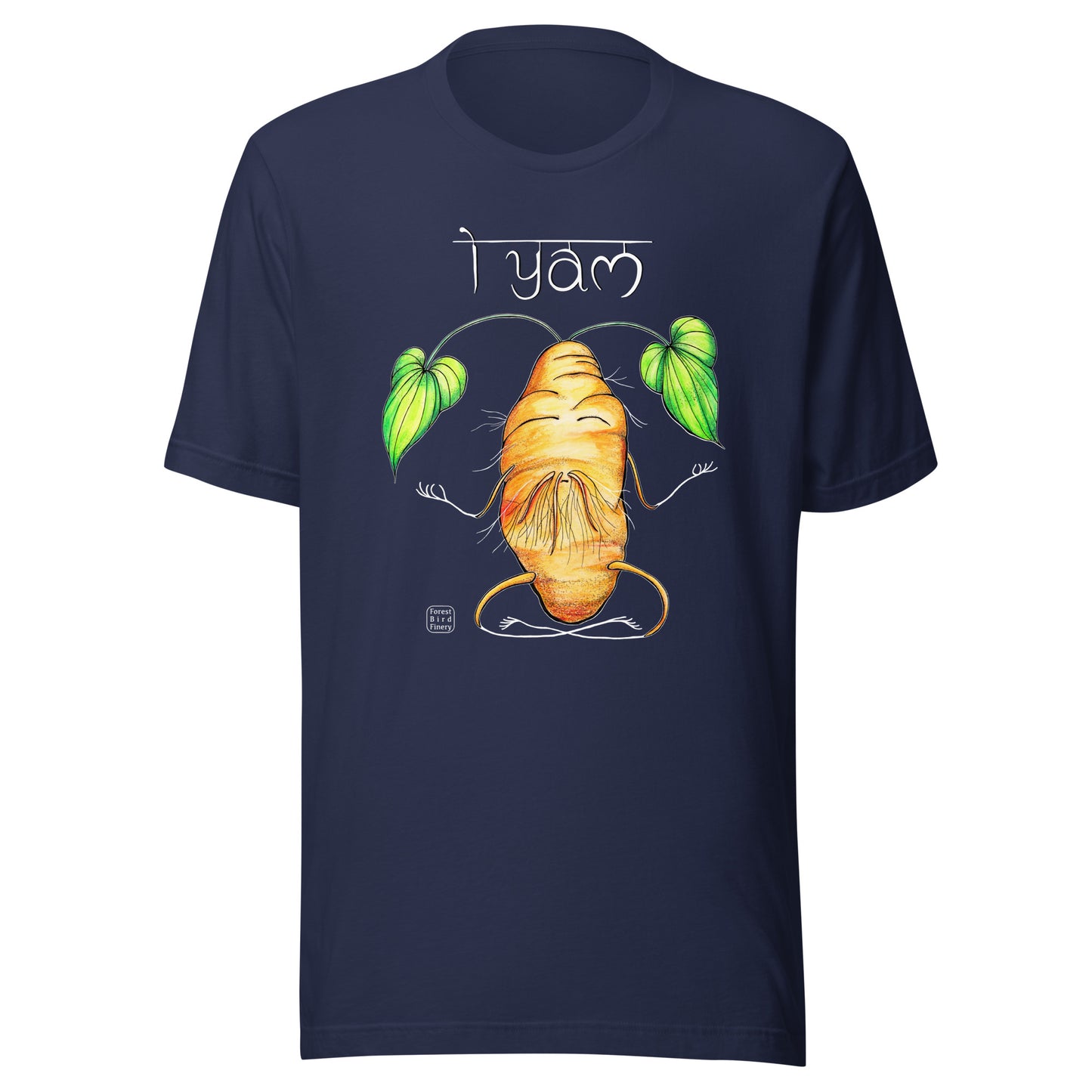 “i yam” 100% soft cotton unisex t-shirt