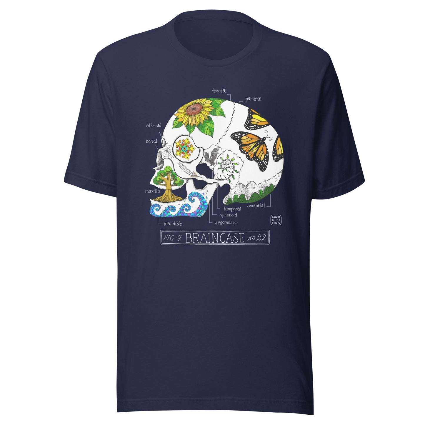 "Braincase" 100% soft cotton unisex t-shirt