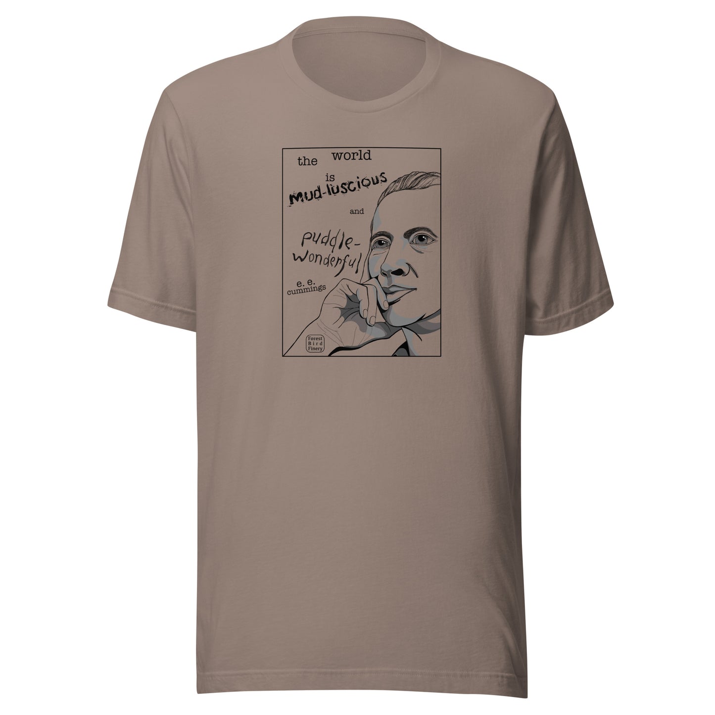 “E.E. Cummings” 100% soft cotton unisex t-shirt